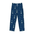 thumbnail image 4 of Balery Lighthouses and Anchors print Men's Pajama Pants,Ultra Lightweight Pjs,Lounge Pant-Medium, 4 of 9