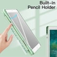thumbnail image 4 of JETech Case for iPad Pro 10.5-Inch and iPad Air 3 (10.5-Inch 2019, 3rd Generation) with Pencil Holder, Clear Transparent Back Shell Slim Stand Shockproof Tablet Cover (Matcha Green), 4 of 7