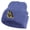 Sky Blue, variant on Block Letter LA Embroidered Waffle Knit Cuff Beanie - Sky Blue OSFM