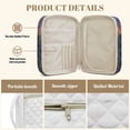 thumbnail image 6 of Xixirimido Quilted Bible Cover Case for Women Men Large Carrying Bag Book Tote Bags with Handle Bible Study Supplies Christian Gifts, Bears Forest Galaxy Print, 6 of 7