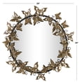 thumbnail image 4 of DecMode 28" x 28" Gold Wall Mirror, 4 of 6