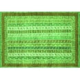 thumbnail image 1 of Ahgly Company Indoor Rectangle Abstract Green Modern Area Rugs, 7' x 10', 1 of 4