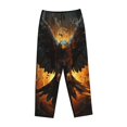 thumbnail image 6 of Fotbe Cool Black Eagle Women's Pajama Pants,Sleepwear Pants,Pj Bottoms Drawstring And Pockets-Medium, 6 of 7