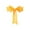 #017-Yellow, variant on Cheapark Modern Minimalist Wedding Bow Ribbon - Chair Back Flower Decor, Versatile for Home Holidays, Hotel Restaurants & Romantic Valentines Gatherings