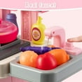 thumbnail image 3 of RUVINCE 53pcs Kids Kitchen Playset Chef's Cooking Stove Play Sink Oven Kitchen Toys with Realistic Lights&Sounds Pretend Play Toys for Toddlers, 3 of 5