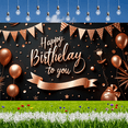 thumbnail image 5 of Decorative Balloon Banner Birthday Party Backdrop Stars and Balloons Happy Birthday to you for Birthday Party Indoor Decoration Celebration, 5 of 8