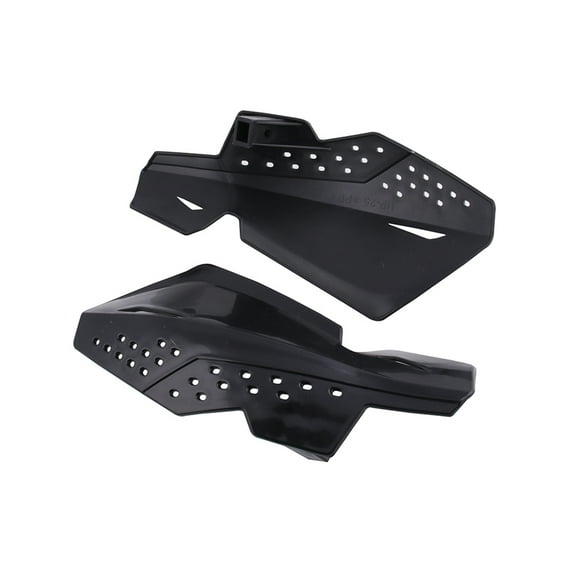 Raindrops 1 Pair Motorcycle Handlebar Wind Guard Hand Guards 7/8 Inch Handle Handguard Protector Bike Brush (Black)