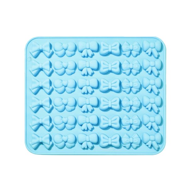 1 unidad de molde de silicona para mini lazos de chocolate, fondant, gominolas, cupcakes, repostería, manualidades, galletas, caramelos y gelatinas, 1 unidad