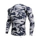 thumbnail image 2 of Soidarity Camisa delgada deportiva de manga larga de estilo informal de diseño Simple para hombre, camisetas estampadas de poliéster con cuello Uniforme atlético Gris negro L Soidarity OD028984-18, 2 of 6