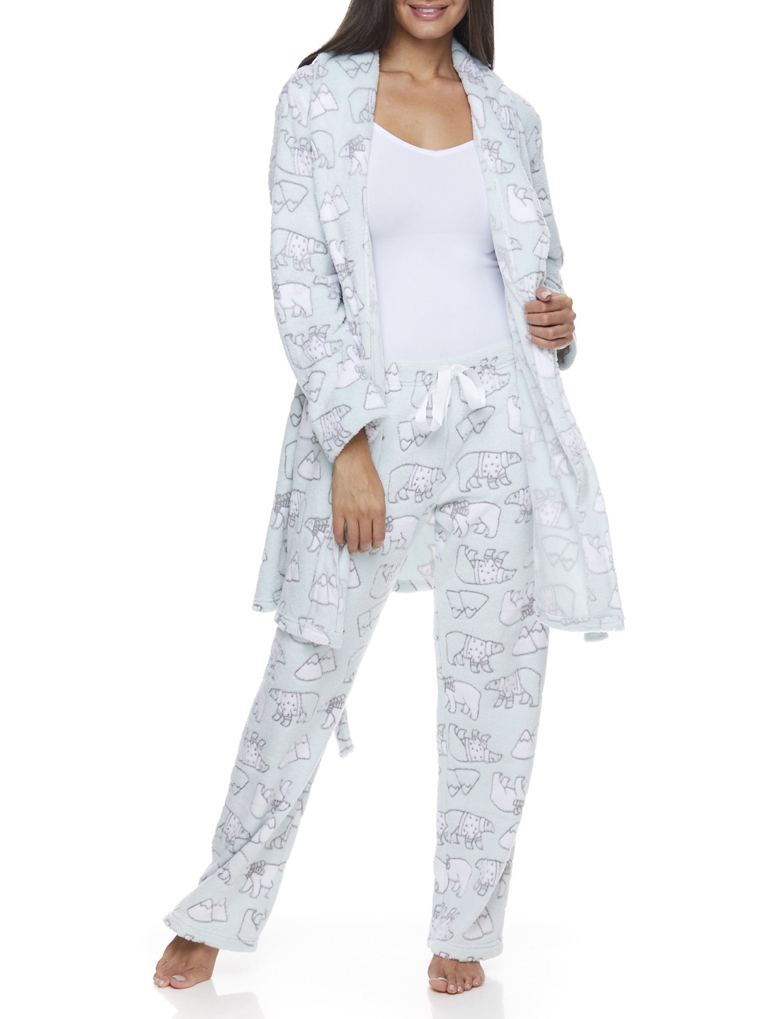 plush sleep cardigan