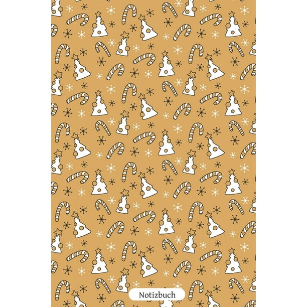 Notizbuch Zuckerstangen Weihnachtsbaum Muster 110 Seiten Notizbuch Liniertes Papier Ohne Rand Gli Nzendes Softcover Rezeptebuch Schreibheft Geschenkidee Walmart Com Walmart Com