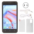 thumbnail image 1 of Teléfonos móviles de 5 pulgadas 2GB 16GB Compatible con 2.4G 5G Batería de 4800mAh MTK6580 CPU de 8 núcleos Smartphone negro para Android 11.0 100‑240V Enchufe de EE. UU., 1 of 10