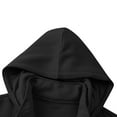 thumbnail image 4 of Wutalume Men's Sweat Jacket with Hood Leisure Hooded Jacket Zip Hoodie, Casual Sweatshirt Jacket for Winter, Plain Design with Pockets, Ideal for Men's Daily and Outdoor Use,Black XL, 4 of 7