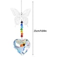 thumbnail image 5 of Crystal Prism Suncatchers with Butterfly Pendant Window Hanging Ornament Sunlight Reflection Outdoor and Indoor Decors, 5 of 14