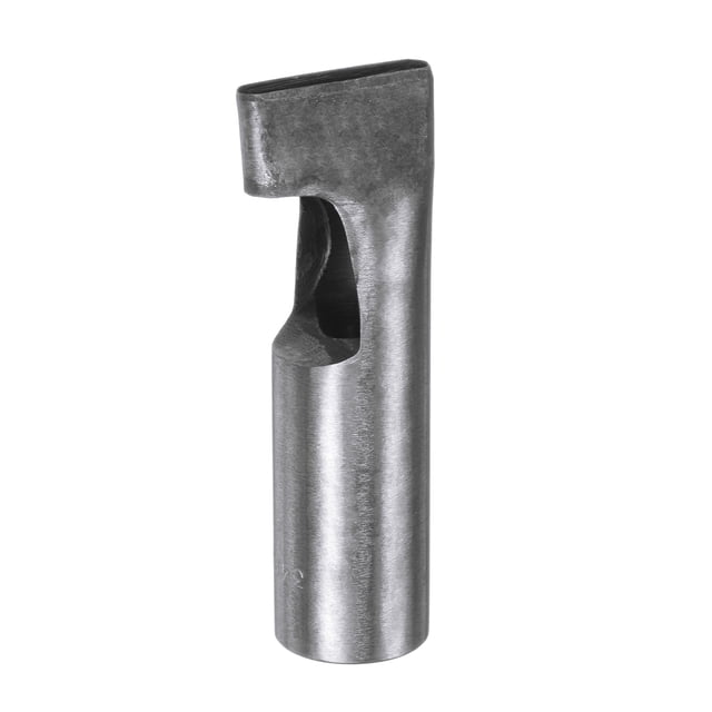 Perforadora de agujeros ovalada de cuero Uxcell 34x6mm, perforadora de agujeros para cinturones, herramienta hueca oblonga para trabajos en cuero, pulsera, correa