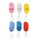 thumbnail image 5 of LLavero de zapatilla de 6 uds, colores surtidos, silicona suave y Flexible, zapatos con agujeros portátiles, llavero para bolsa, mochila, ropa, 5 of 5