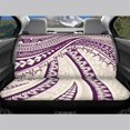 thumbnail image 3 of POLERO Violet Pacific Geometric Pattern, Fashion Auto Seat Cushions Set of 2 Non-Slip Durable Rear Bench Seat Cover for Car Interior Automotive, 3 of 4