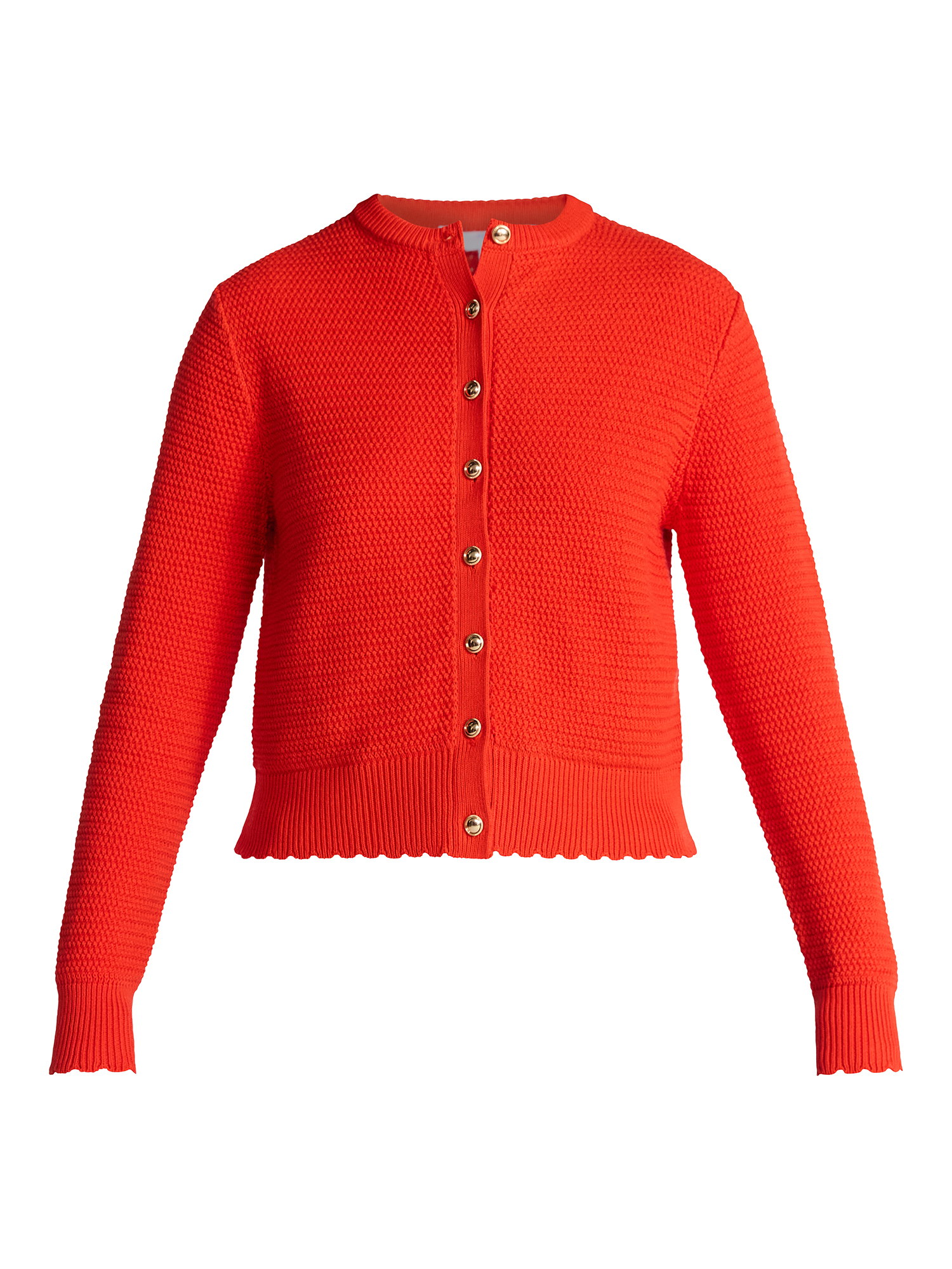 Time and Tru Women's Textured Knit Cardigan, Red photo 7