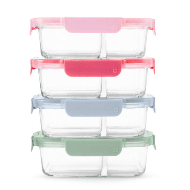 Ello Clear Glass Microwave Safe Food Storage Container
