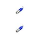 thumbnail image 2 of Greeniant Mini Pastillero Caja de Almacenamiento de Pastillas Regulares de Emergencia Portátil Contenedor de Aluminio con Llavero, Plata, Azul plata+azul 2piezas Greeniant CBP149159, 2 of 6