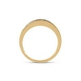 thumbnail image 3 of 10kt Yellow Gold Womens Baguette Diamond Wedding Band 1/4 Cttw, 3 of 4