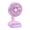 Purple, variant on YFGEFTR USB Rechargeable Desktop Cute Mouse Fan, Small Personal Cooling Breeze for Home Office, Quiet and Adjustable, Strong Wind, Energy Efficient