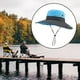 thumbnail image 1 of Sombrero de pescador de ala ancha de malla plegable con protección UV para mujer, ideal para verano, playa, pesca, uso al aire libre. Sombrero de playa para mujer, malla, cola de caballo alta, ala, 1 of 7