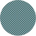thumbnail image 3 of Round Fitted Tablecloth 44 Inch, Traditional Blue Geometric Round Fitted Tablecloth Fitted Table Clothes Wipeable Table Cloth Cover Farmhouse Table Cover for Dining, Party, Buffet, Wedding, 3 of 8
