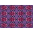 thumbnail image 1 of Ahgly Company Machine Washable Indoor Rectangle Transitional Dark Orchid Purple Area Rugs, 6' x 9', 1 of 7