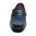 thumbnail image 6 of Stacy Adams Embrey Moc Toe Bit Slip-On Dress Shoes Navy 25703-410, 6 of 7
