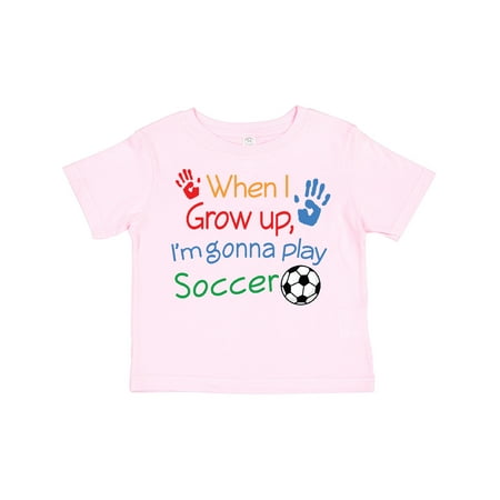 

Inktastic Future Soccer Player Childs Gift Toddler Boy or Toddler Girl T-Shirt