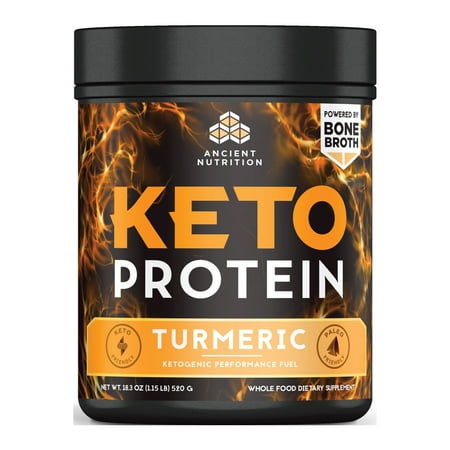 Ancient Nutrition Keto Protein, Turmeric, 15g Protein, 1.15 lb, 18.4 oz