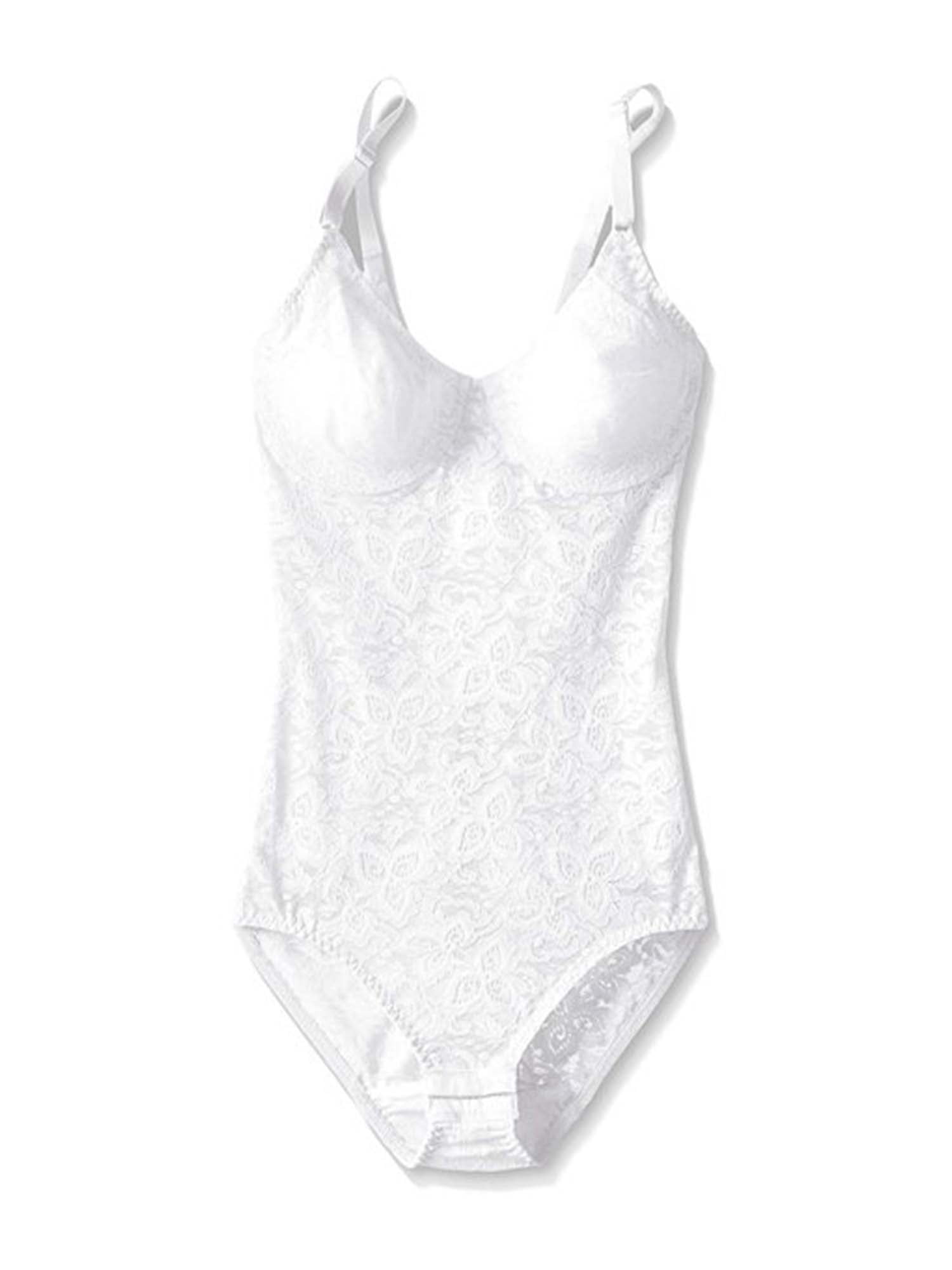 Bali Lace'n Smooth All-In-One Stretch Bodysuit Shapewear - Import It All