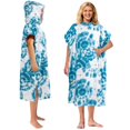 thumbnail image 1 of Toalla SUN CUBE, poncho de surf, cambiador, teñido anudado, azul, 112 cm, 1 of 7