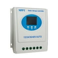 thumbnail image 1 of 100A MPPT Solar Charge Controller 12V 24V 36V 48V Automatic Adaptation Charge Controller with Blacklight LCD Display Intelligent Regulator for Lead-Acid Lithium Battery Dual USB Ports, 1 of 8