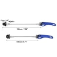 thumbnail image 3 of 1 Pair Quick Release Lever Bicycle Quick Release Skewer Front and Rear Axle Wheel Hub 145mm 180mm Blue, 3 of 7