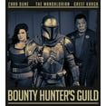 thumbnail image 2 of Girl's Star Wars: The Mandalorian Bounty Hunter's Guild Graphic Tee Black Small, 2 of 4