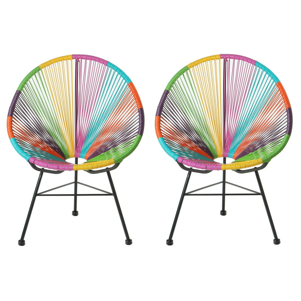Acapulco Lounge Chair, Multicolor, Set of 2