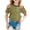 A-Yellow247, variant on Hiijoy Girls Carnival Tshirt Striped Round Neck T Shirt Short Sleeve Breathable T-Shirt