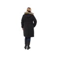 thumbnail image 6 of Alpine Swiss Womens Parka Trench Pea Coat Belt Jacket Faux Fur Hood Reg & Plus Sizes, 6 of 7