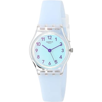 Swatch Originals Guimauve Pink Dial Silicone Strap Ladies Watch