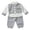 a32-Grey, variant on KPOPLK Toddler Baby Boy Fall Winter Clothes Long Sleeve Button Down Shirt and Pants Set 2 Piece Boy Outfit Sets 9 12 Months 2T 3T 4T Grey Size 18-24 Months