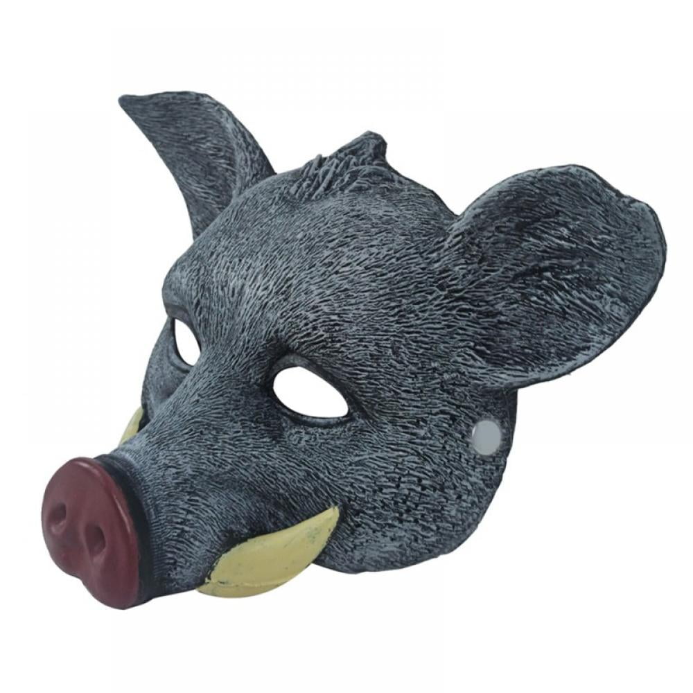 Halloween Mask Cosplay Wild Boar Mask Animal Face Mask Party Mask 