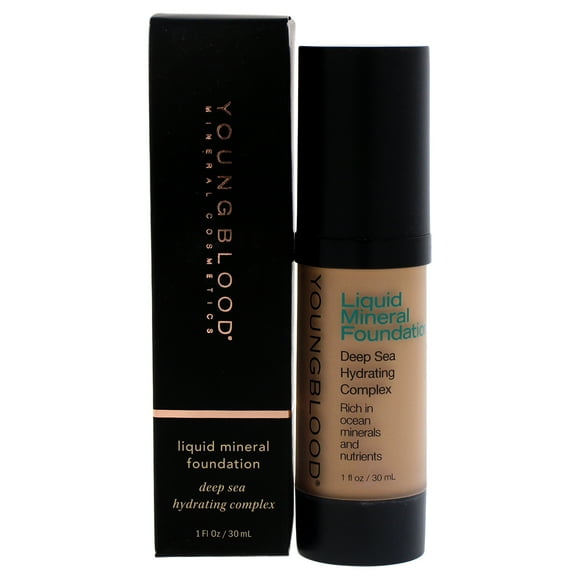 Fundación Youngblood Youngblood Liquid Mineral Foundation - Pebble Fundación Dama 1oz