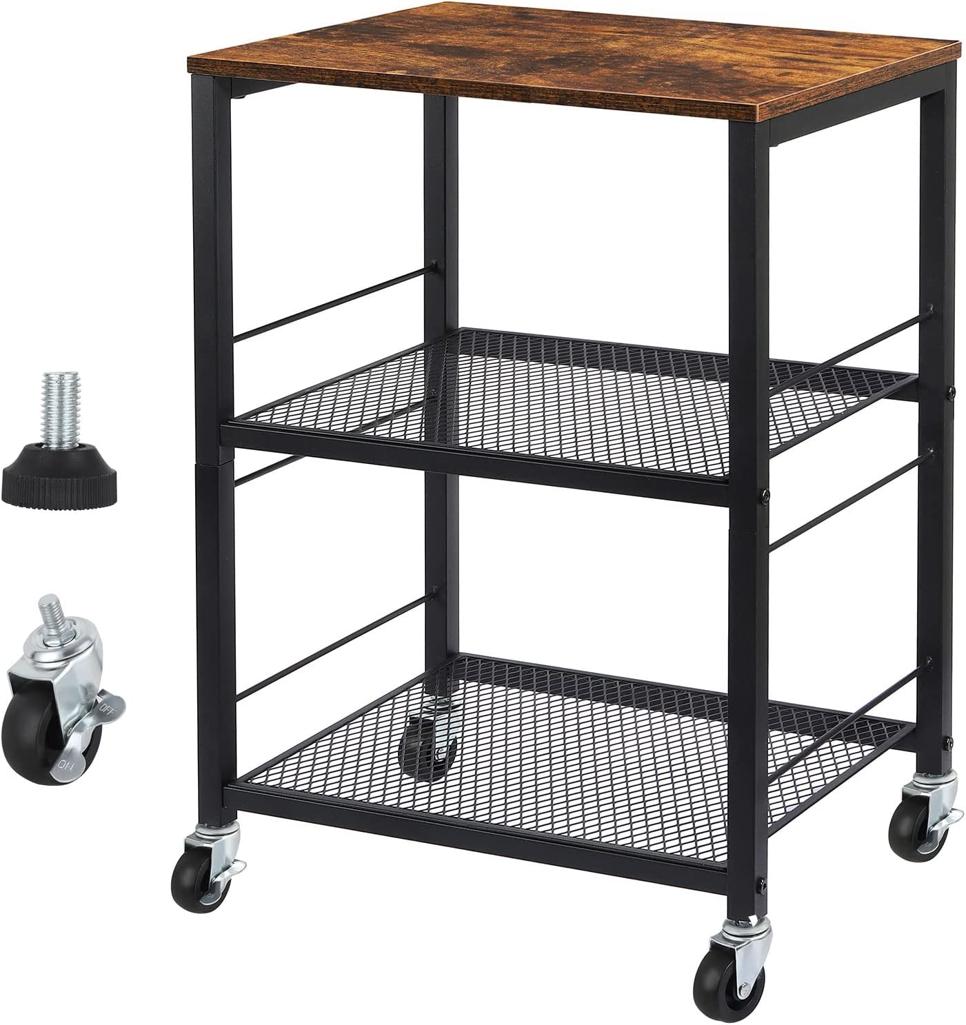 Printer Stand Industrial Printer Cart with Wheels Printer Table with