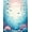 Pink Blue, Pattern 10, variant on ODIKA 8'x10' Washable Area Rug Durable, Non-Slip Mermaid Gradient Fish Scale Ombre Seashell Border for Living Room, Under Sectional, Family