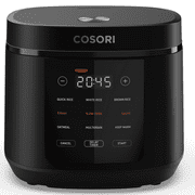 COSORI 5.0-Quart Rice Cooker with 9 Cooking Functions, Touch Control, Measuring Cup with Handle, CRC-R501-KUSR