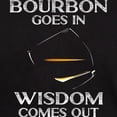 thumbnail image 3 of CafePress - Bourbon Goes In Wisdom Comes Out Whiskey L T Shirt - Men's Classic Graphic Cotton T-Shirt, 3 of 4