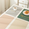 thumbnail image 2 of XmhyTop Table Place Mats,Dark grey Dining Table Placemats, 45*30 Size, 4 pcsThick Placemats for Dining Table, Premium Leather Material, Stylish and Practical Table Mats, 2 of 4