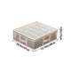thumbnail image 4 of Bolsa de almacenamiento plegable para debajo de la cama | Organizador transpirable con cremallera para mantas, ropa y edredones | 3 tamaños disponibles | Tela de PVC blanca | Para dormitorio y armario, 4 of 7